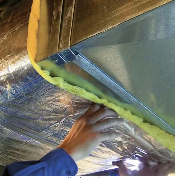 Foil and Fiberglass Duct Insulation 2