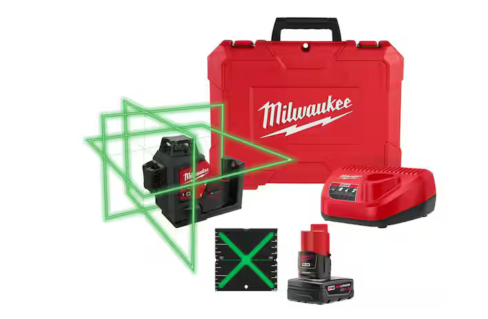 Laser Level Kit with One 4.0 Ah Battery