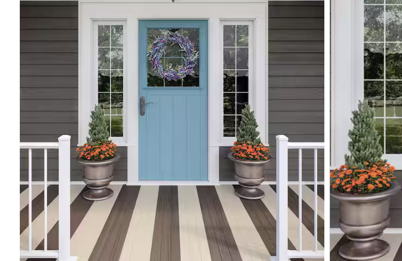 Chicory Brown Square Edge Composite Decking Board