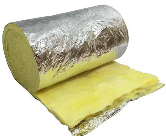 Foil and Fiberglass Duct Insulation