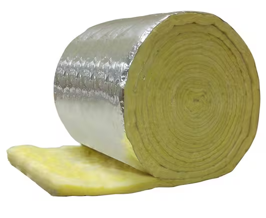 Foil and Fiberglass Duct Insulation