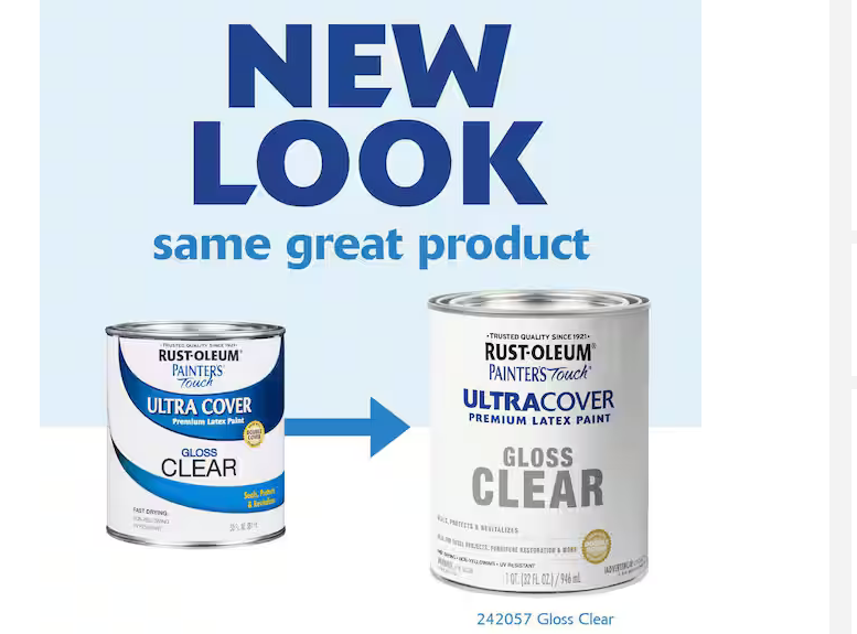 30 oz. Ultra Cover Gloss Clear General Purpose Paint