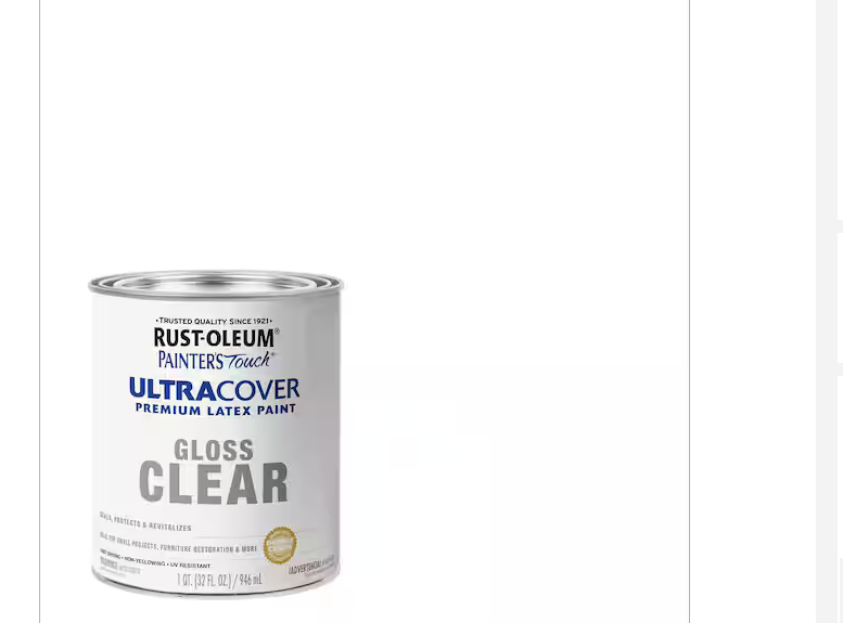 30 oz. Ultra Cover Gloss Clear General Purpose Paint